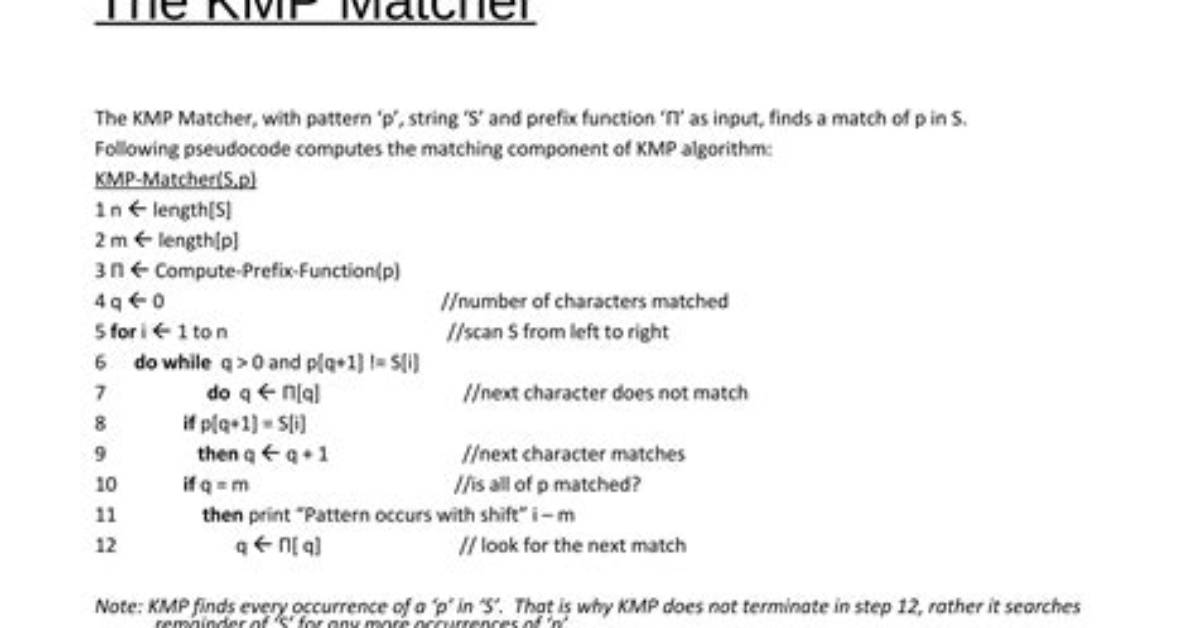 What Do You Mean by Pattern Matching
