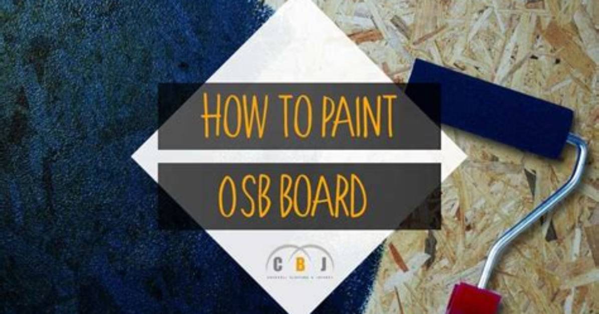What Do You Paint Osb With
