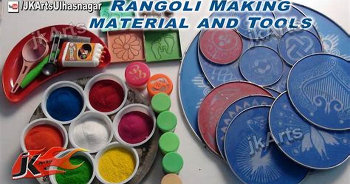 What Do You Use for Rangoli?