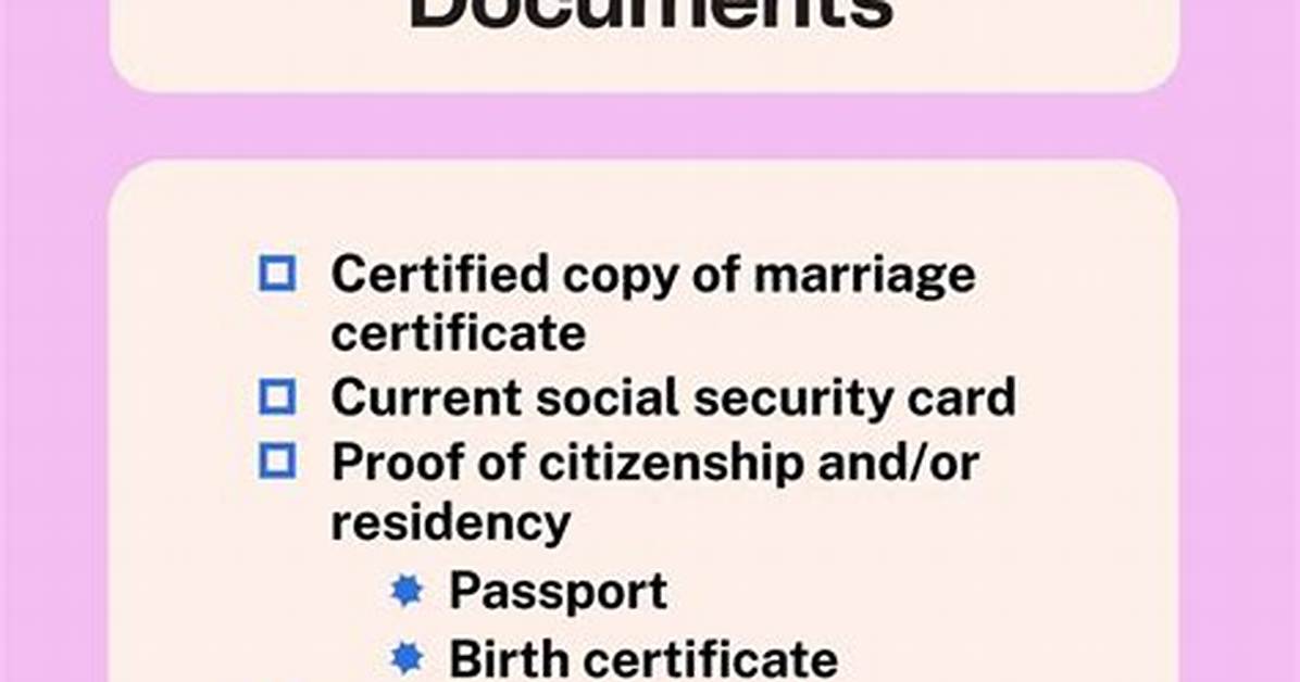 What Documents Do I Need to Change My Name on My License