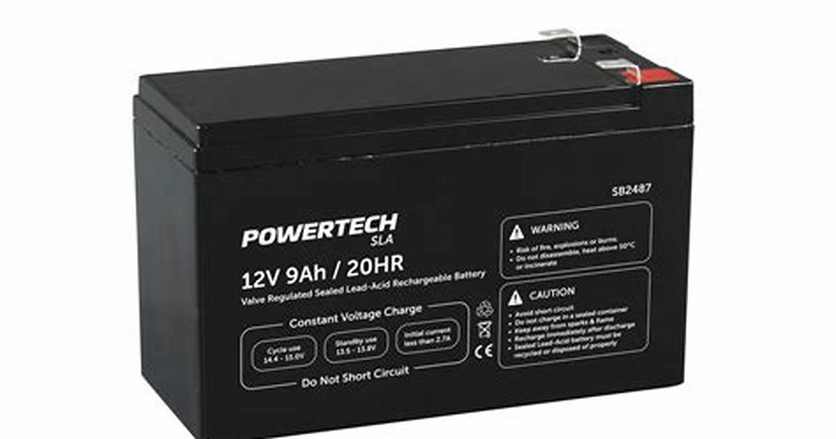 What Does 12V 9Ah Battery Mean?