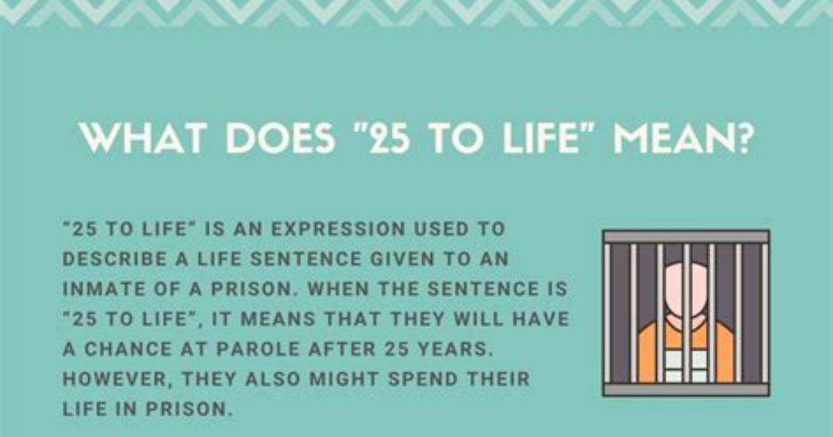 What Does 25 to Life Mean?