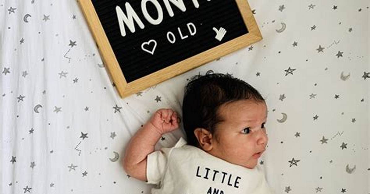 What Does a 1 Month Old Baby See?