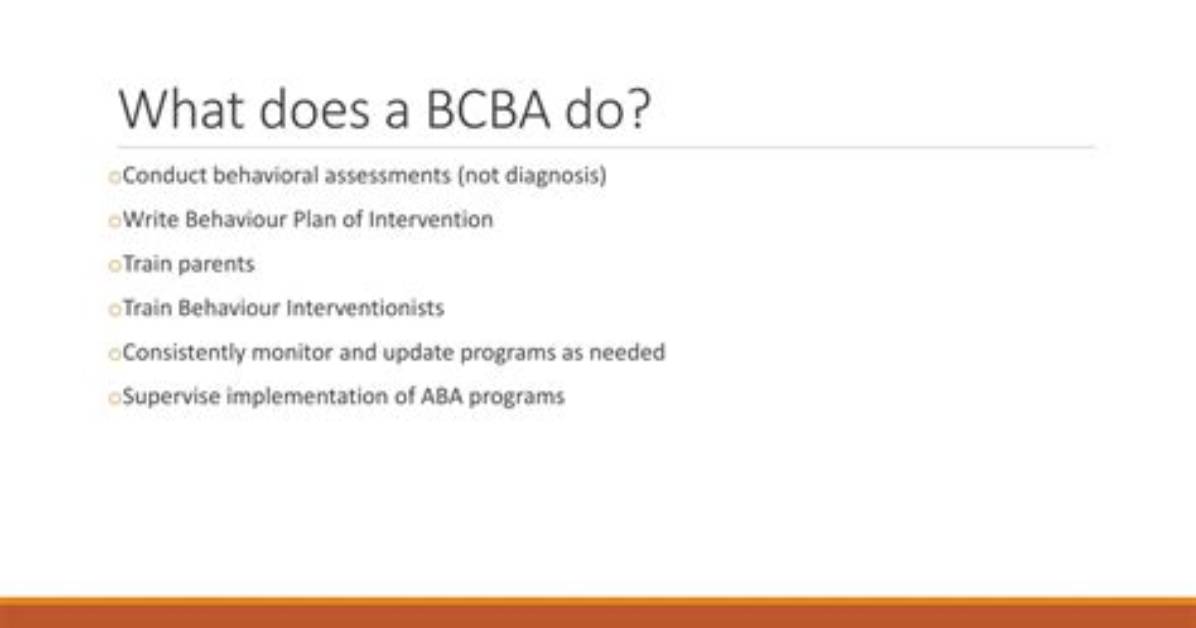 What Does a Bcba Do