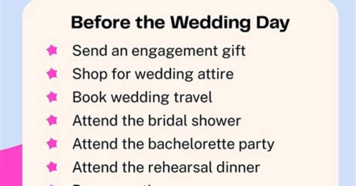 What Does a Bridesmaid Need for the Wedding Day?