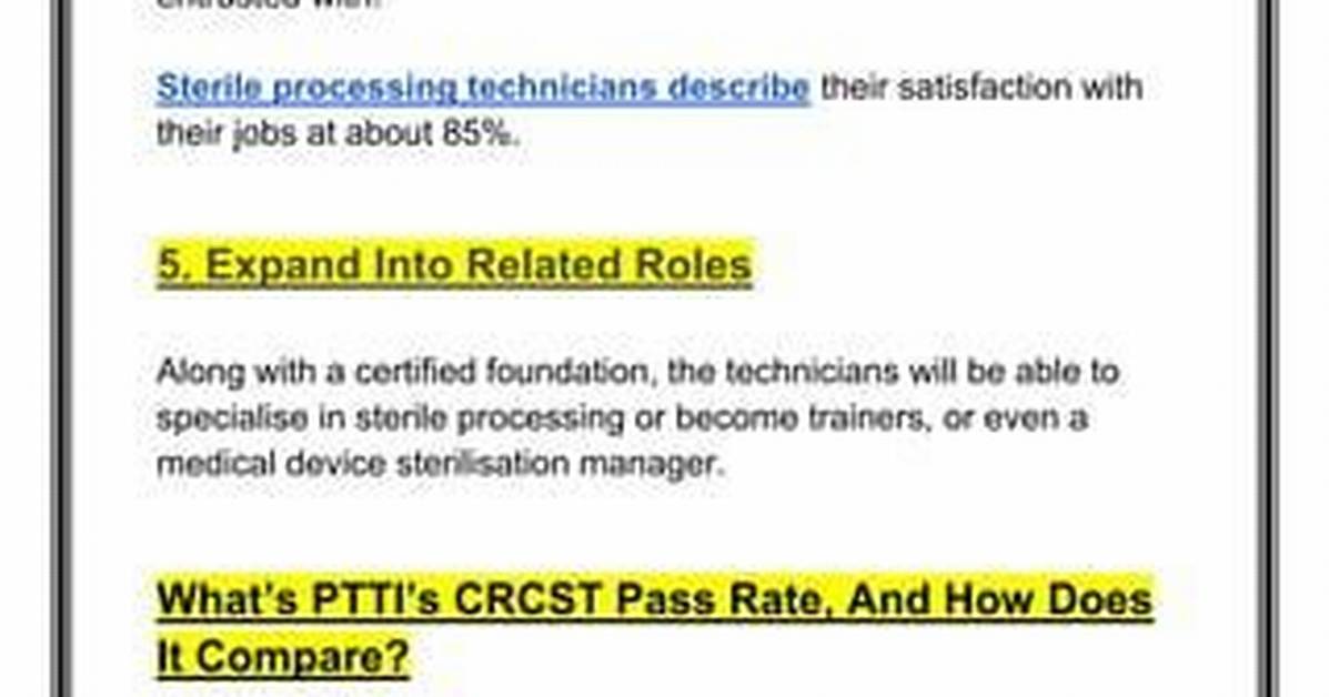 What Does a Crcst Make