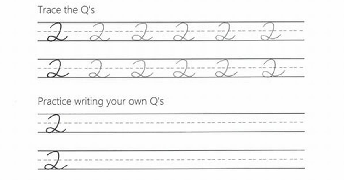 What Does a Cursive Q Look Like