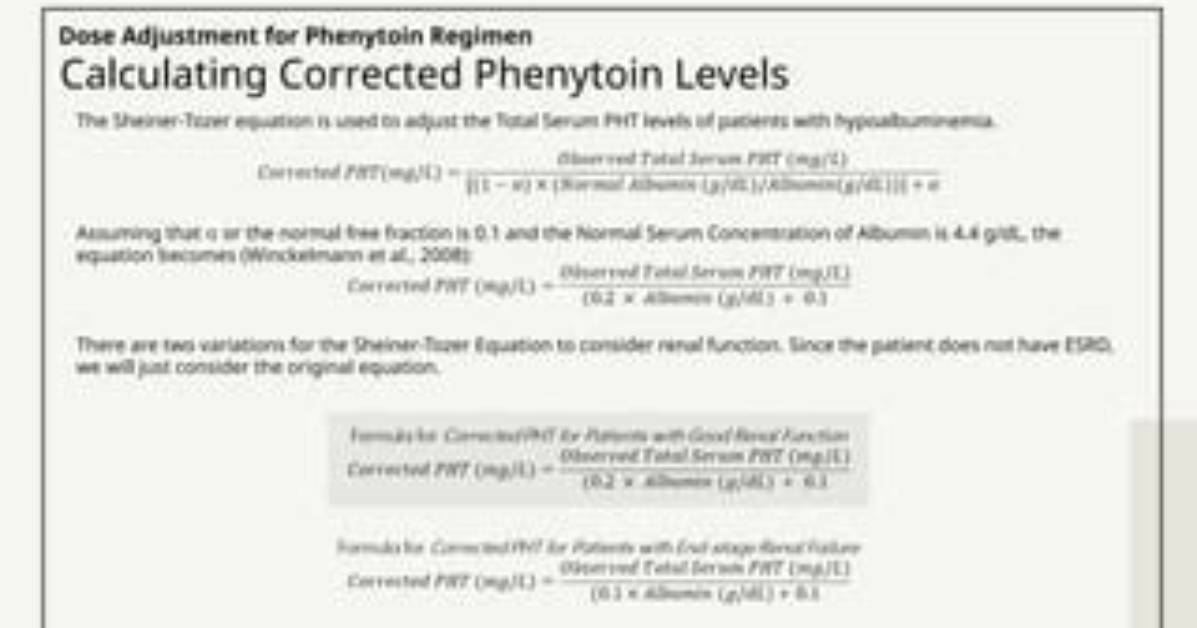 What Does a Low Phenytoin Level Mean?