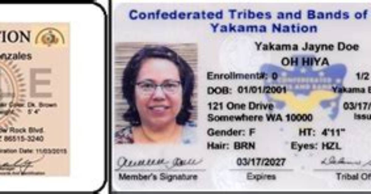 What Does a Native American Tribal Document Look Like
