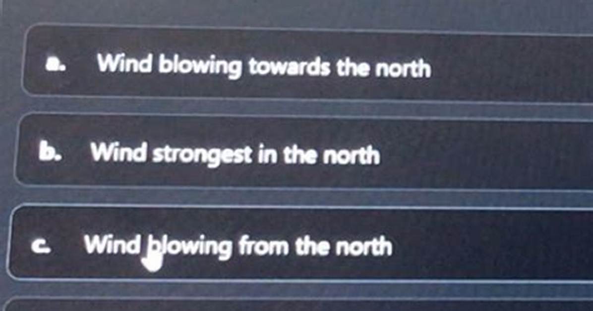 What Does a North Wind Mean