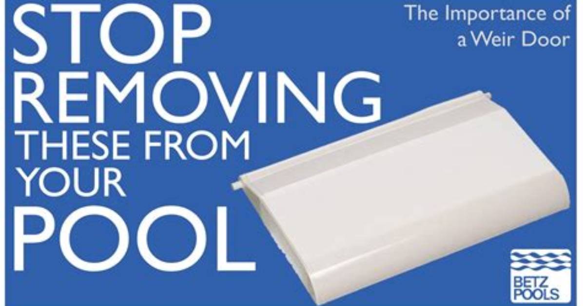 What Does a Pool Weir Door Do?