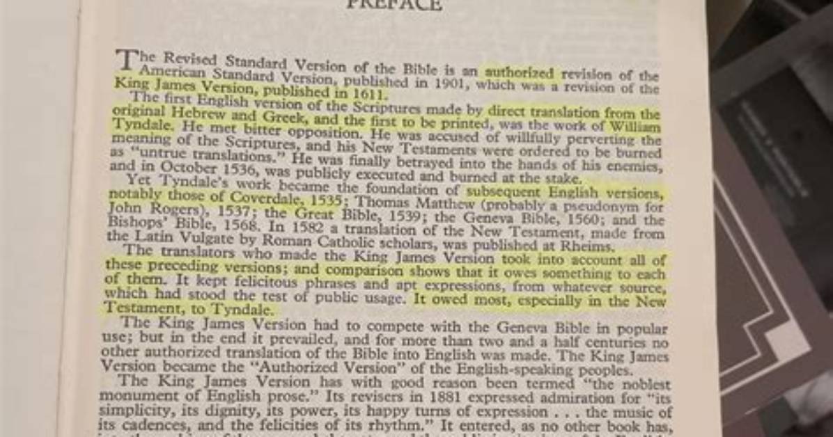 What Does a Preface Say
