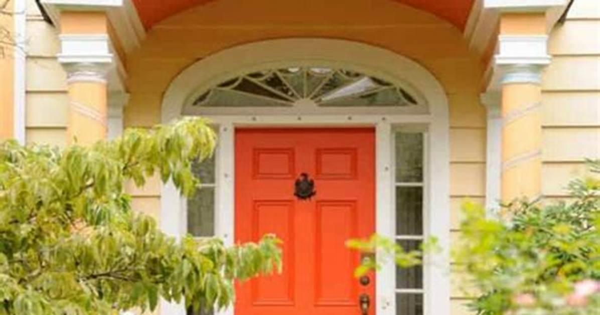 What Does a Red Door Mean on a Home?