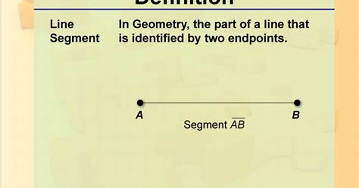 What Does a Segment Mean in Math