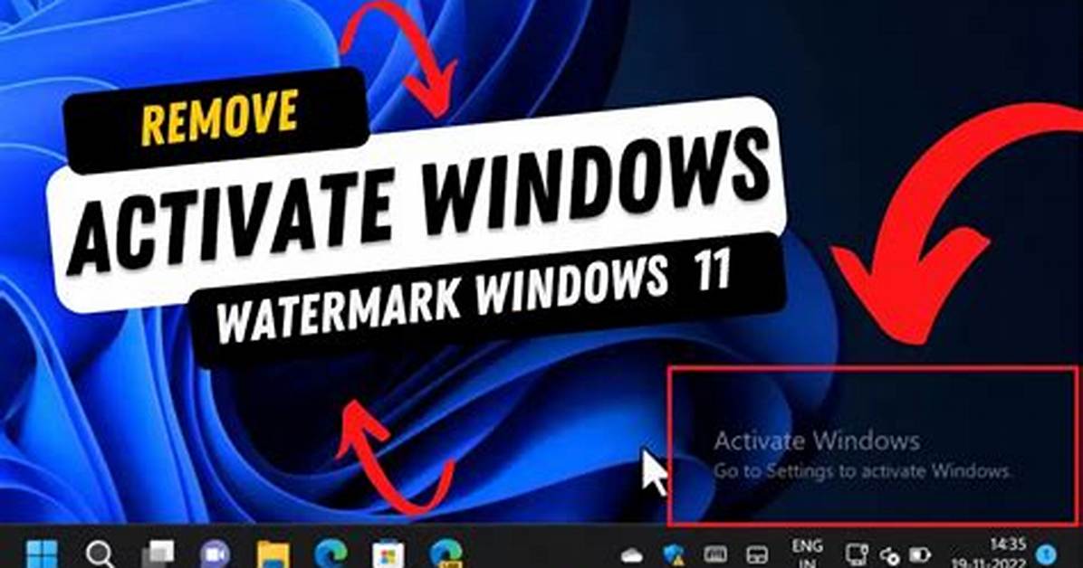 What Does Activate Windows Watermark Mean?