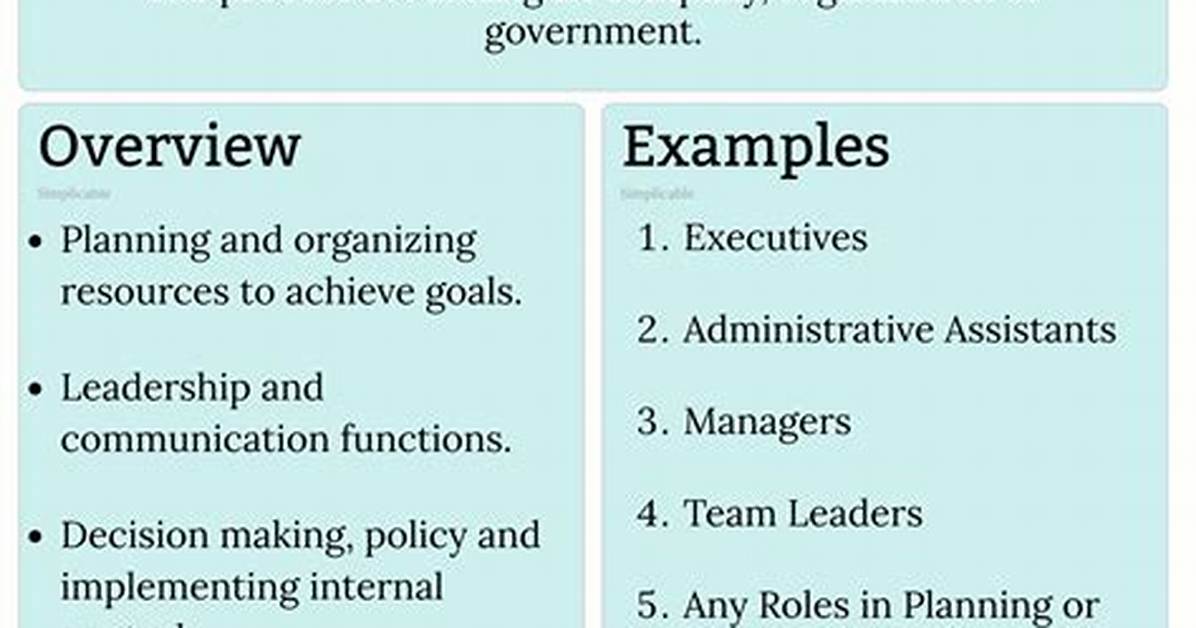 What Does Administrative Management Mean?