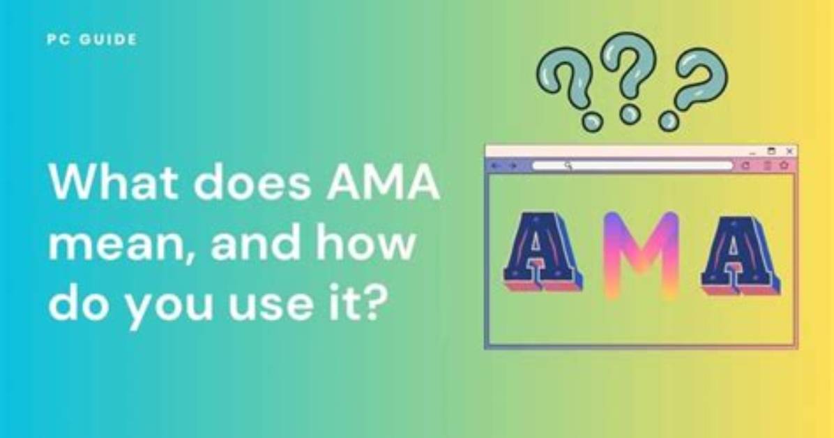 What Does an Ama Do