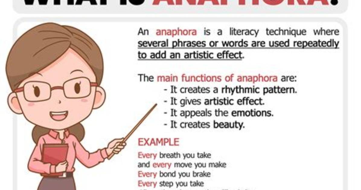 What Does an Anaphora Do