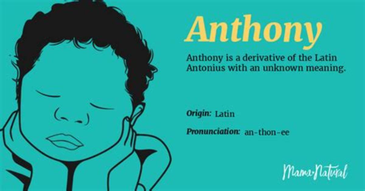 What Does Anthony Mean