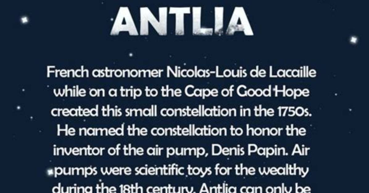 What Does Antlia Mean?