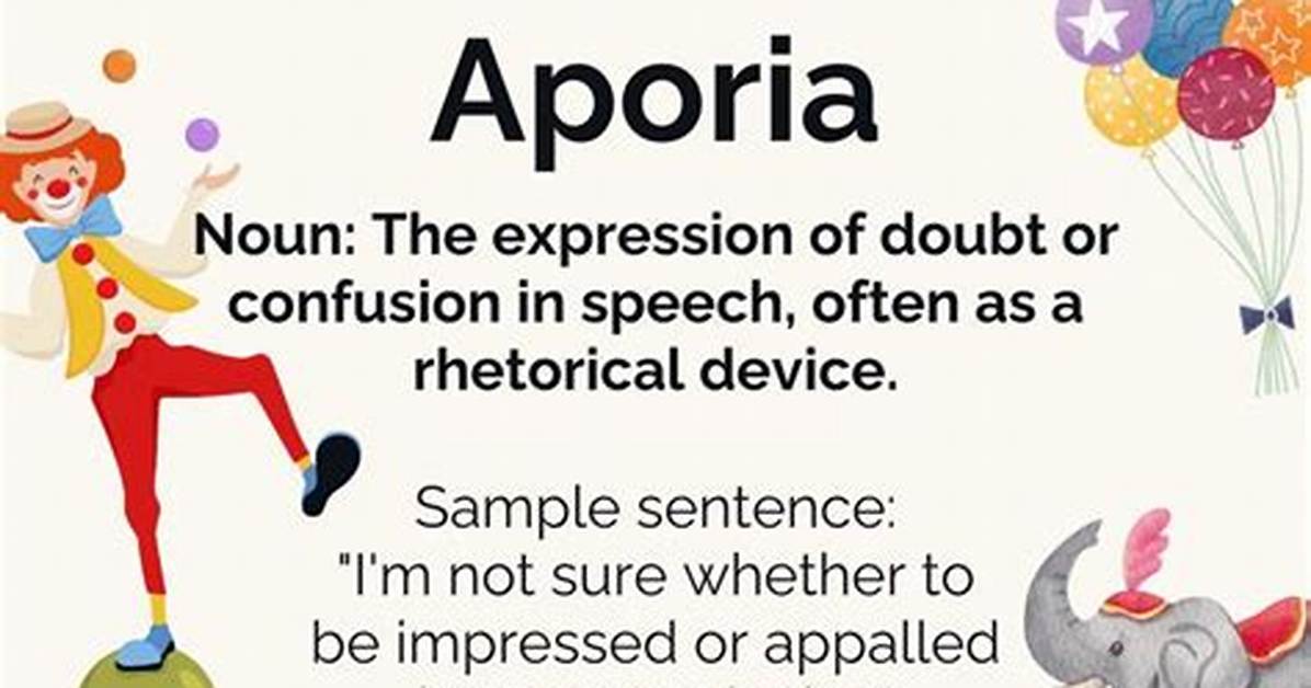 What Does Aporia Mean?