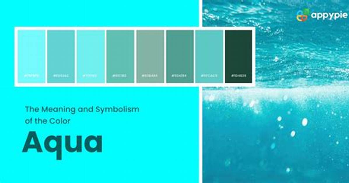 What Does Aqua Blue Symbolize
