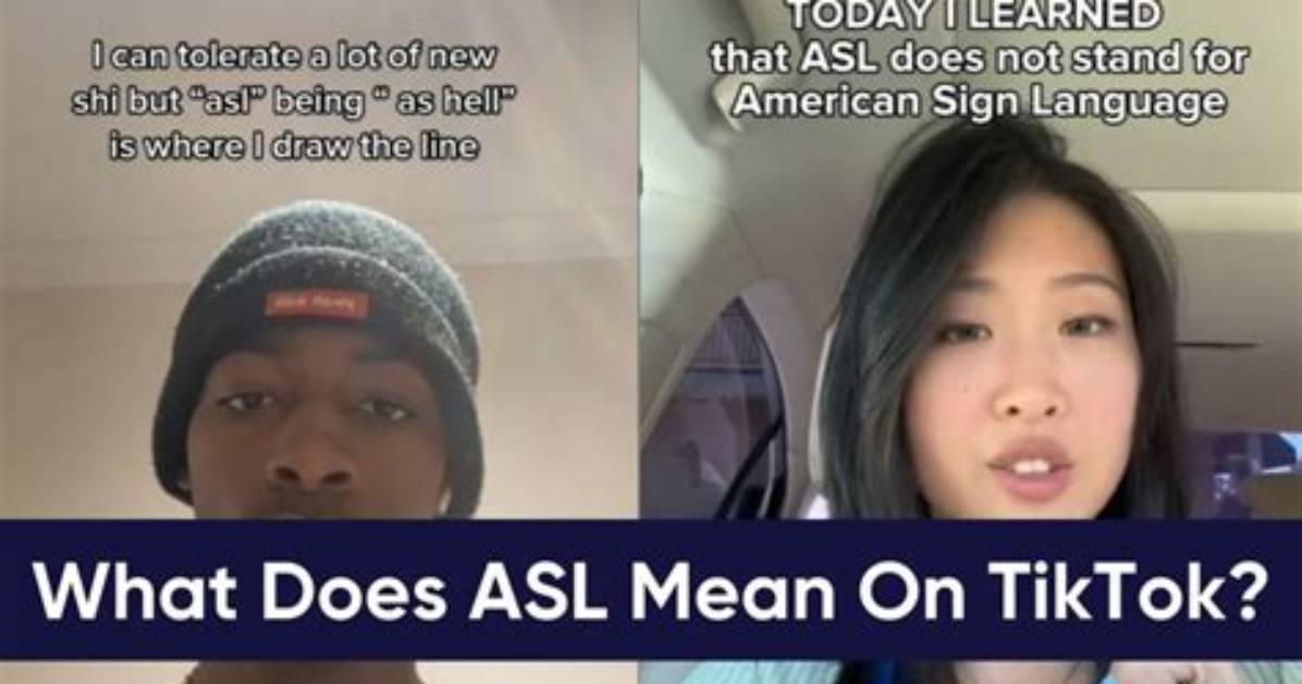 What Does Asl Mean on Snap