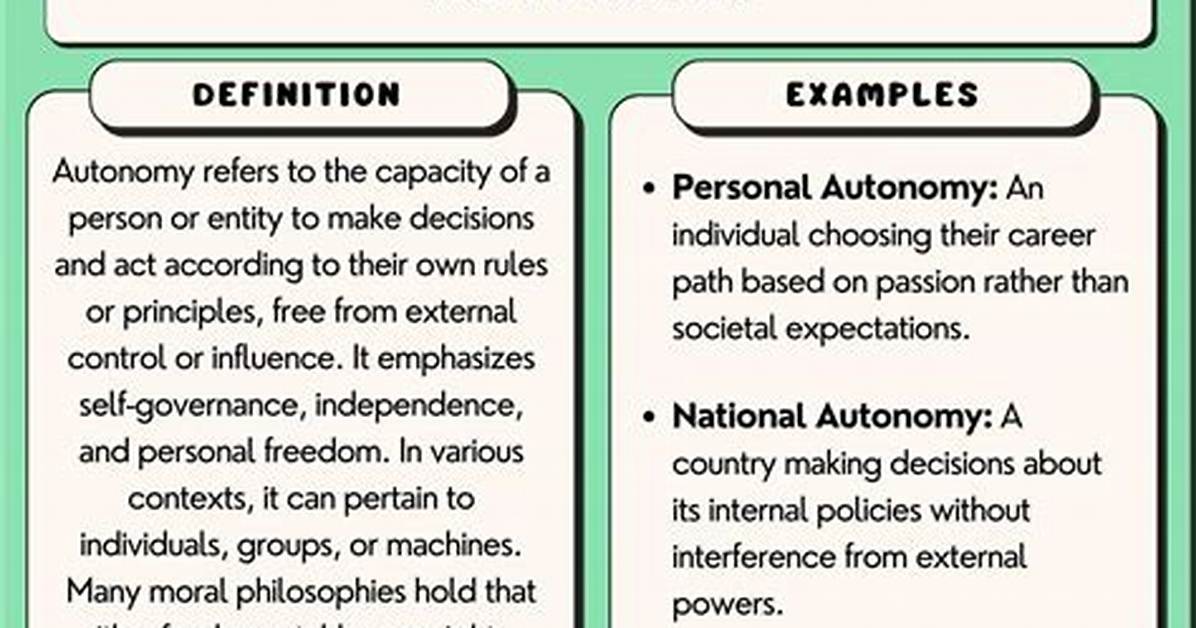 What Does Autonomy Mean?
