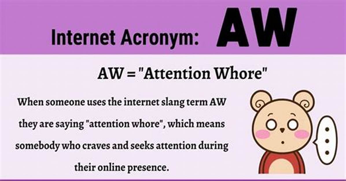 What Does Aw Spell