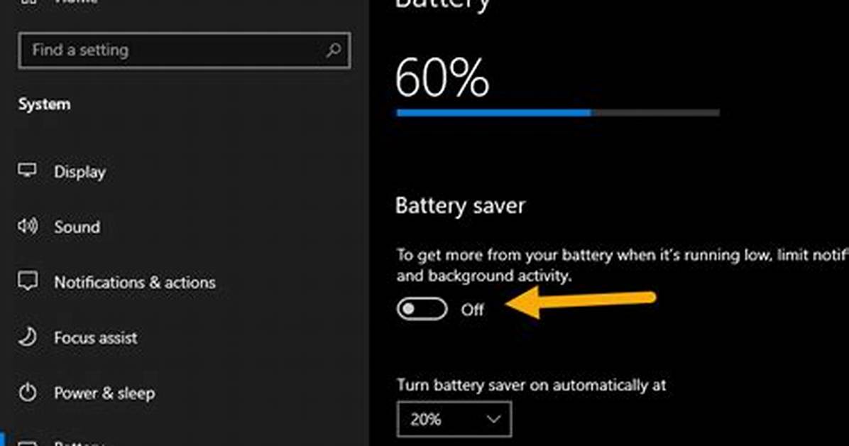 What Does Battery Saver Mode Do Windows 10?