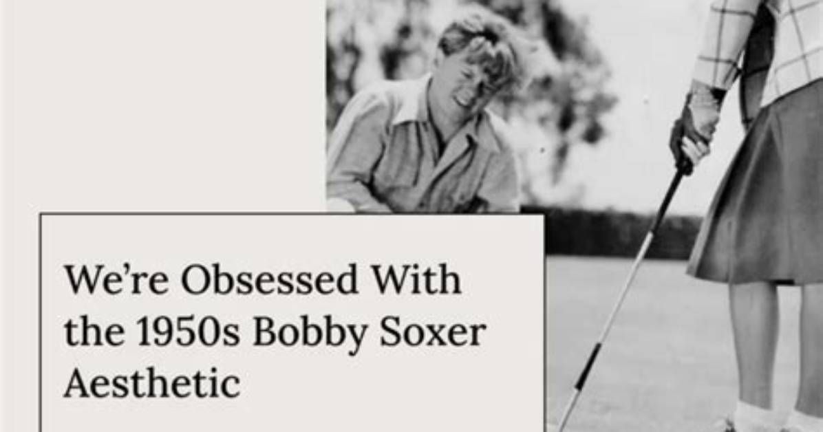 What Does Bobby Soxers Mean?
