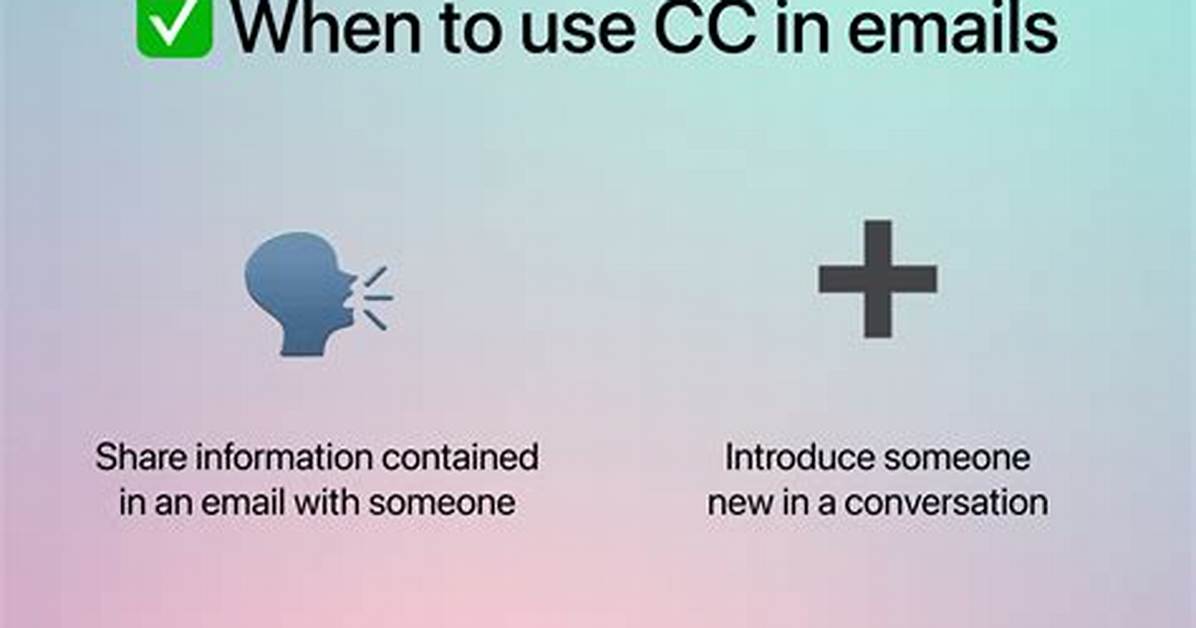 What Does Cc D Mean in Email