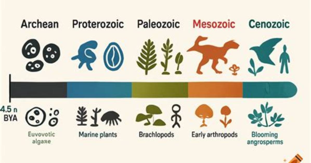 What Does Cenozoic Mesozoic and Paleozoic Mean