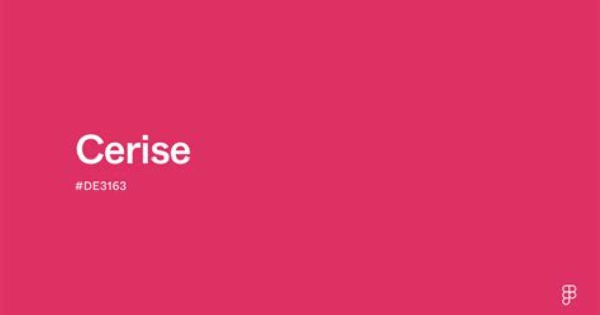 What Does Cerise Mean?
