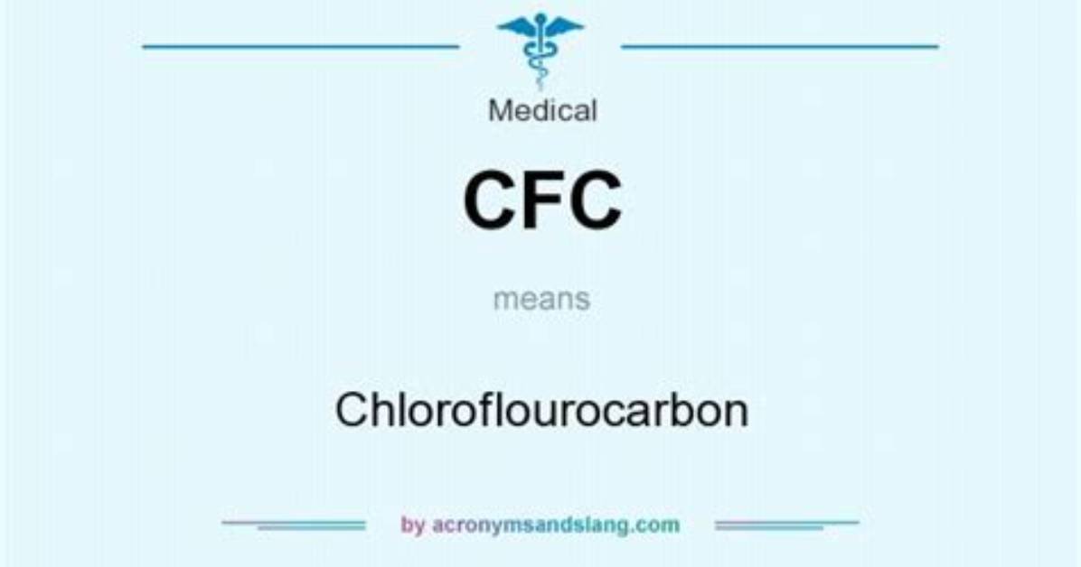 What Does Cfc Free Mean
