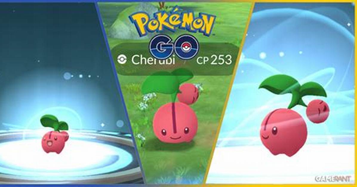 What Does Cherubi Evolve into Pokemon Go