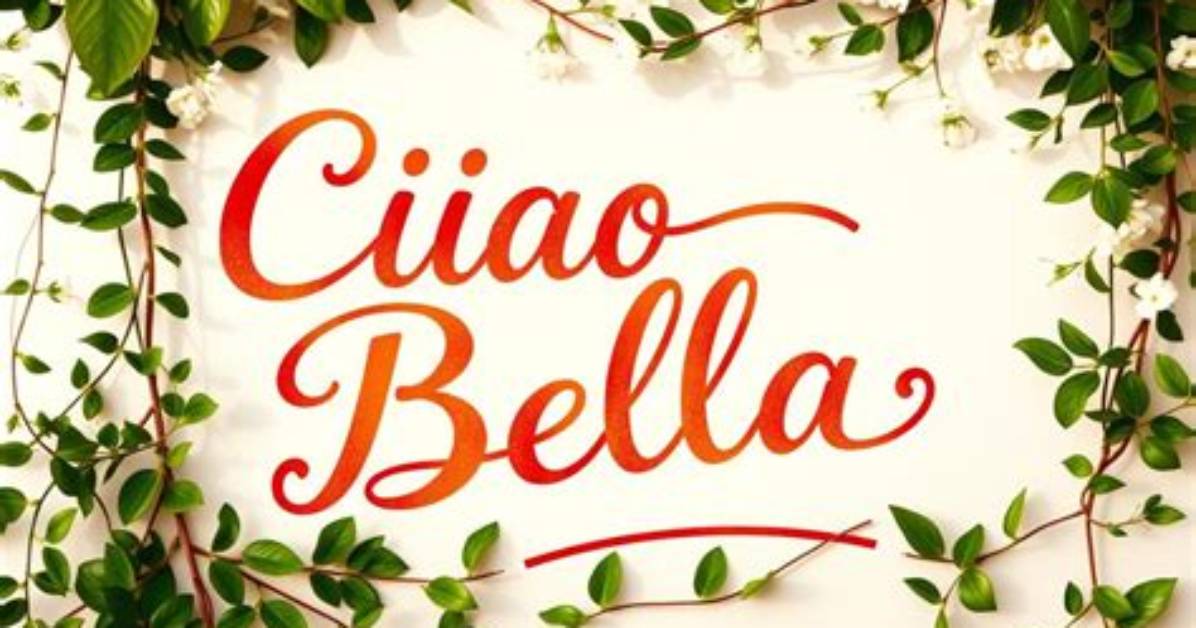 What Does Ciao Bella Mean