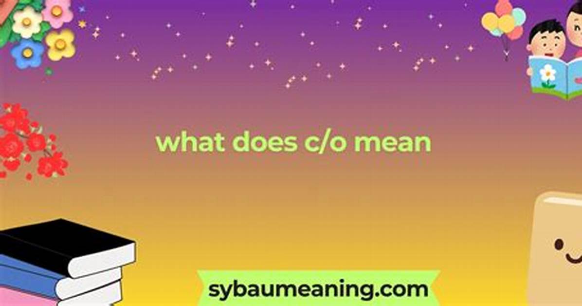 What Does Coccyg O Mean