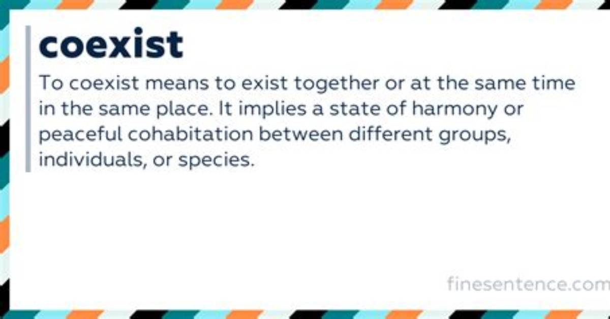 What Does Coexist Mean?