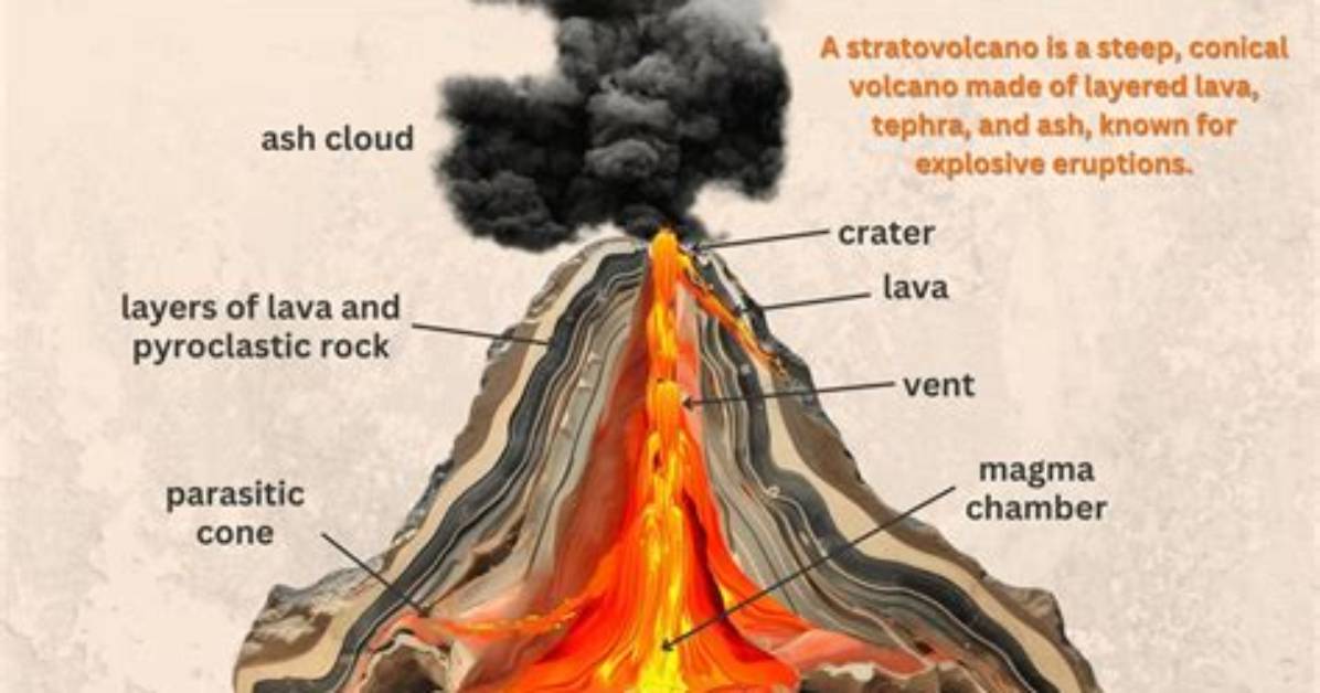 What Does Composite Volcano Mean