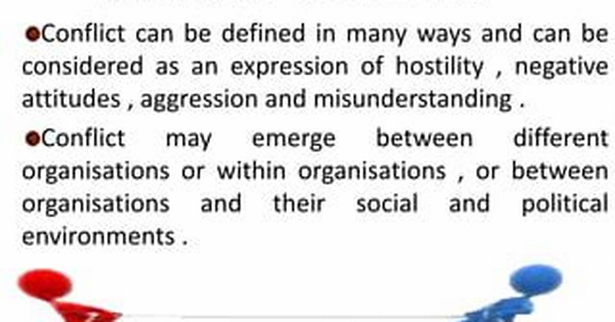 What Does Conflicts Mean?