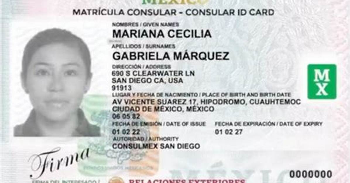 What Does Consular Id Card Mean