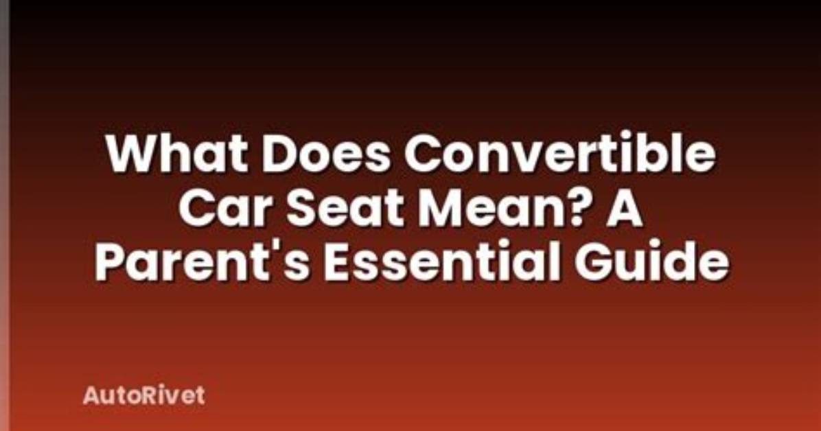 What Does Convertible Mean?