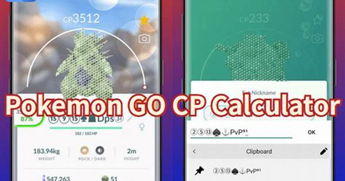 What Does Cp Do in Pokemon Go