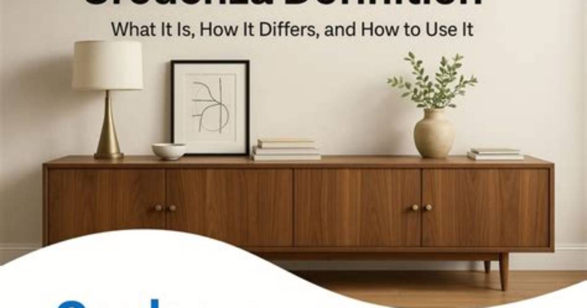 What Does Credenza Mean?