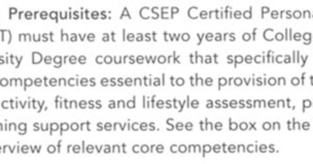 What Does Csep Stand For