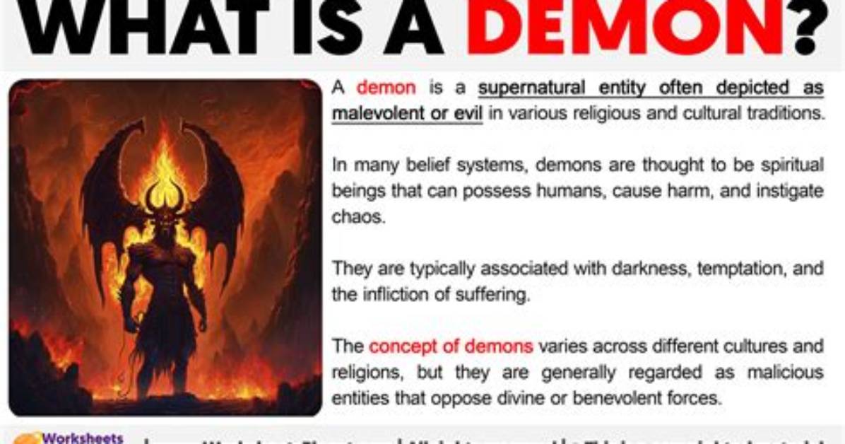 What Does Demonic Mean?