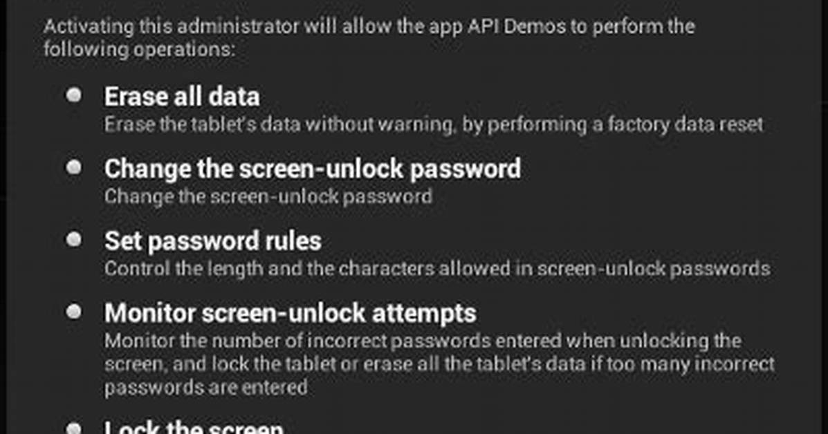 What Does Device Administrator Mean?