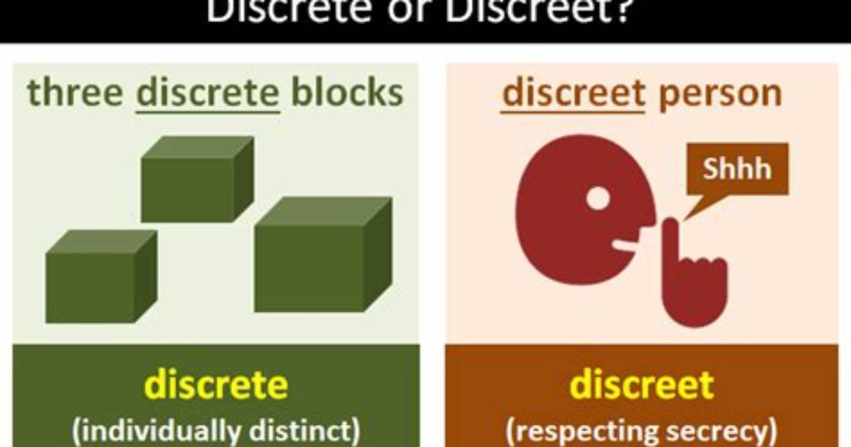 What Does Discreet D Mean