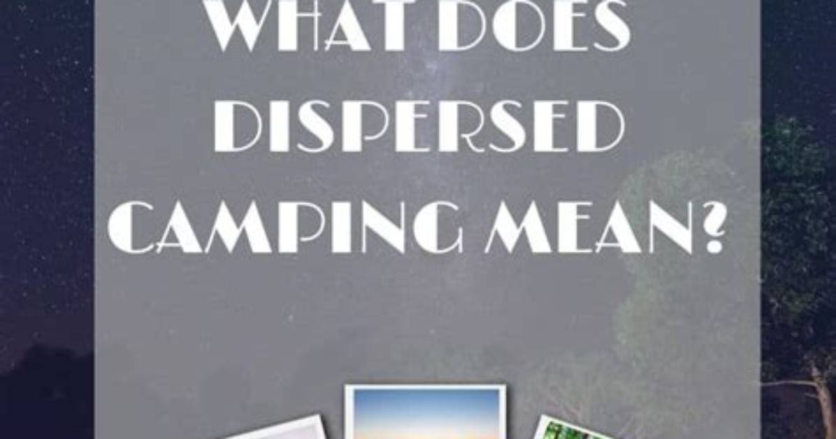 What Does Dispersed Mean?